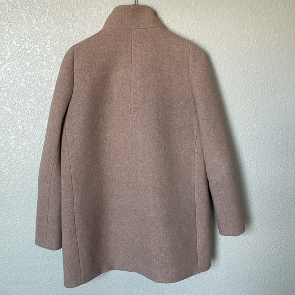 J Crew wool zip up peacoat style jacket in size 6 - Picture 6 of 6